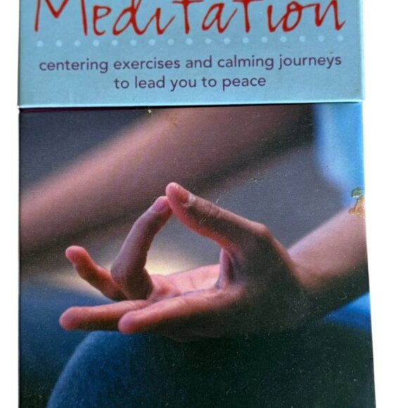 Meditation Cards 50 Centering Exercises Calming Visualization Serenity Set - Picture 2 of 4